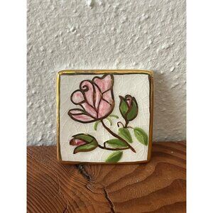 You Are A Masterpiece Ceramic Pin by KP Design